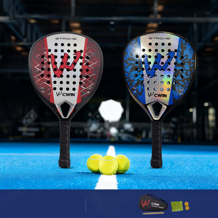 Top Ranked Quality Diamond Shape 3k Carbon Fiber Glass Fiber Padel Racket