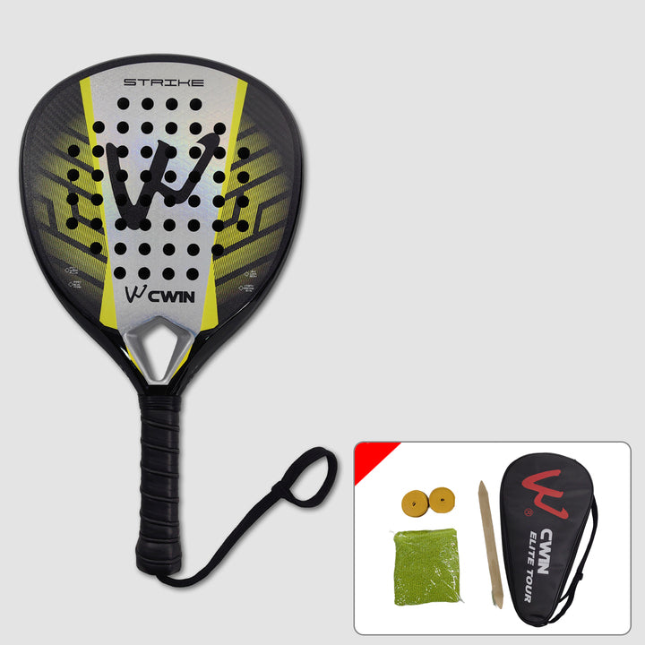 Top Ranked Quality Diamond Shape 3k Carbon Fiber Glass Fiber Padel Racket