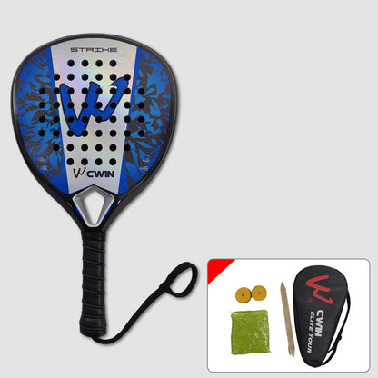 Top Ranked Quality Diamond Shape 3k Carbon Fiber Glass Fiber Padel Racket